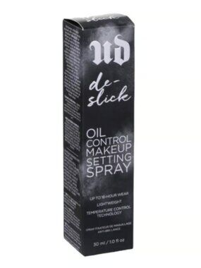 Urban Decay De-Slick Oil Control Makeup Setting Spray 1 fl oz - NIB